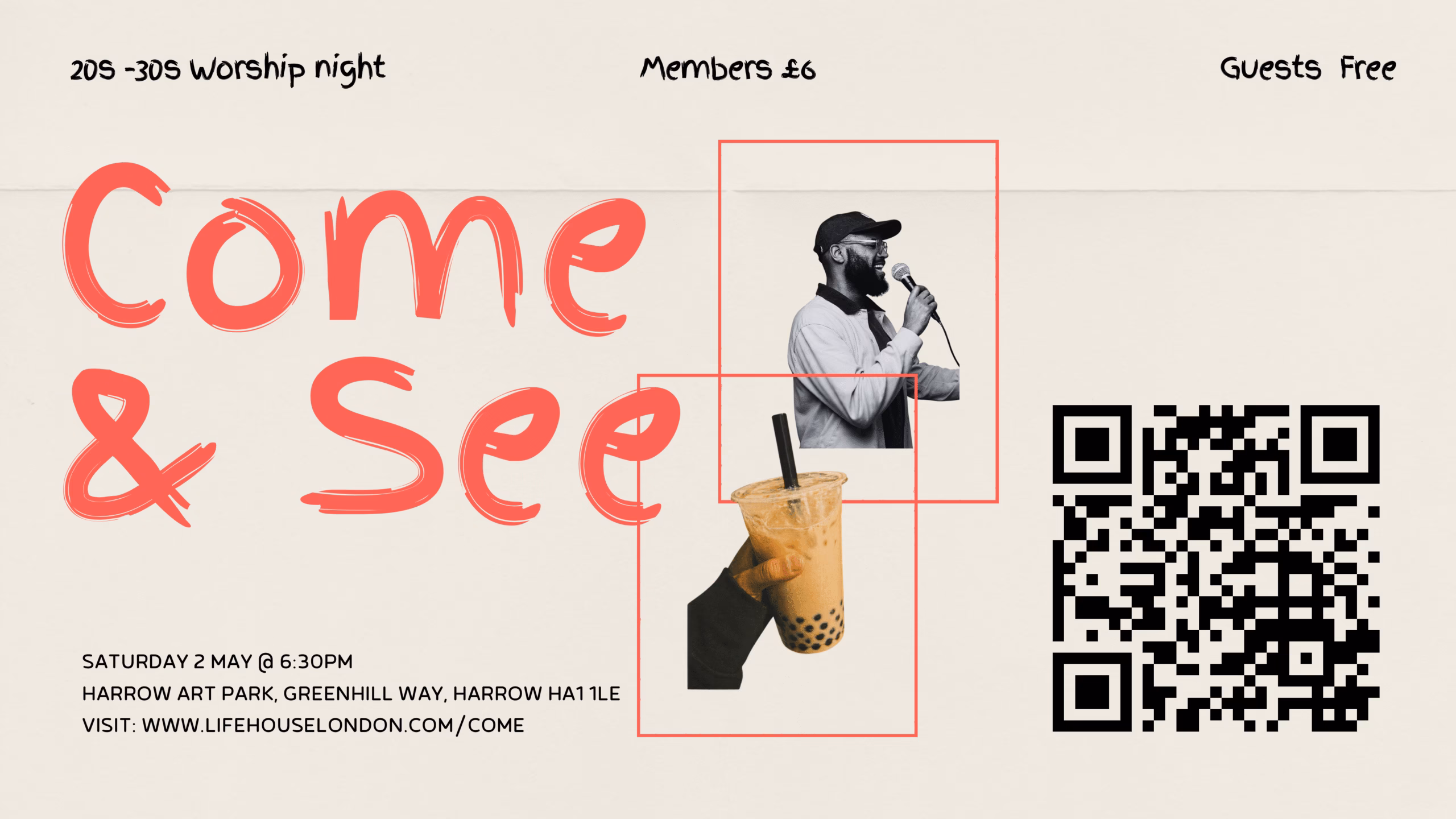 Come and See - HICC Event Banner